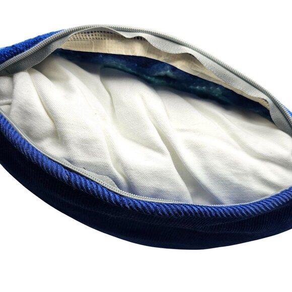 Bucilla Needlepoint Pillow Four Way Bargello Kaleidoscope 12" Square Completed - Picture 10 of 13